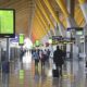 El transporte de pasajeros en los aeropuertos españoles cae un 84%
