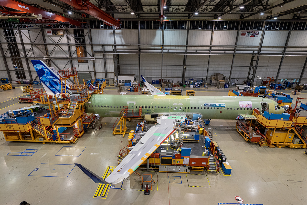 Airbus cumple objetivos de entrega de aviones comerciales en 2021