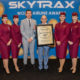 Qatar Airlines encabeza el podio de las mejores aerolíneas mundiales de Skytrax junto a Singapore Airlines y Emirates